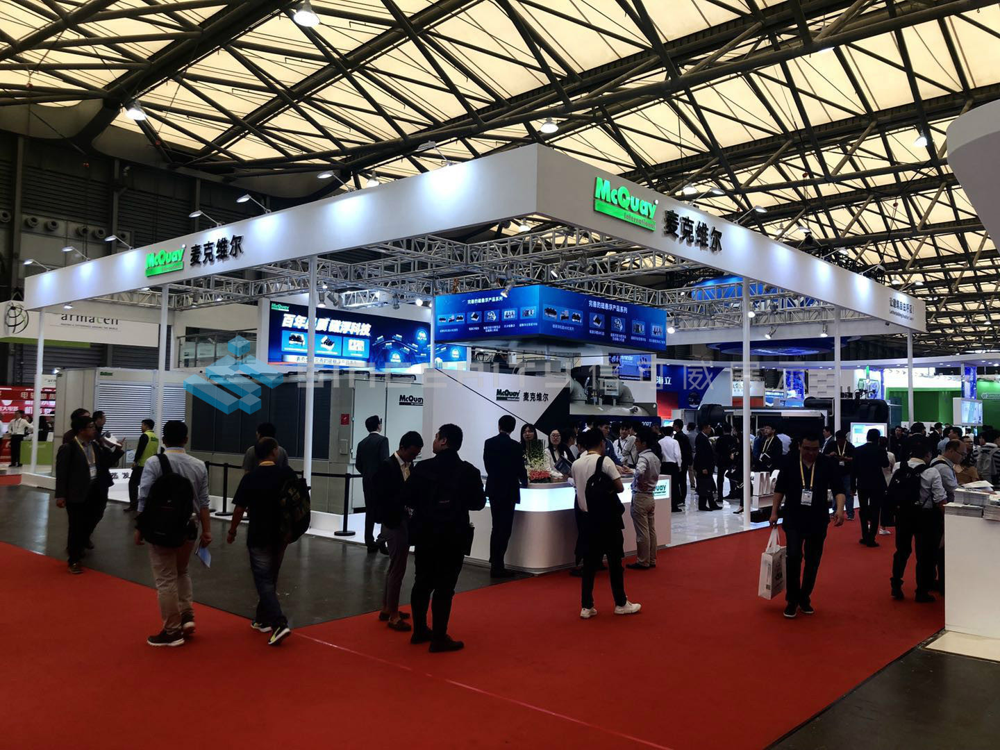 麥克維爾展臺設計現場圖 麥克維爾展臺設計現場圖