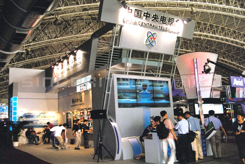 中央電視臺展臺設計現場圖 中央電視臺展臺設計現場圖