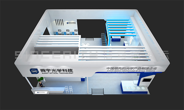 舜宇光學展臺設計效果圖 舜宇光學展臺設計效果圖