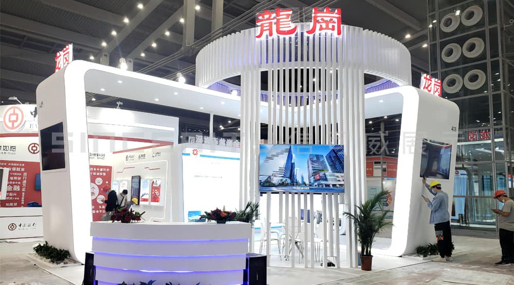 深圳金博會展臺設計現場圖 深圳金博會展臺設計現場圖