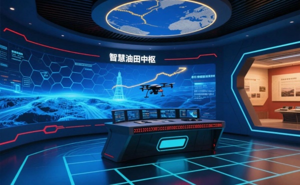 石油會“開口說話”？這座油田文化展廳讓巖芯數據活了！