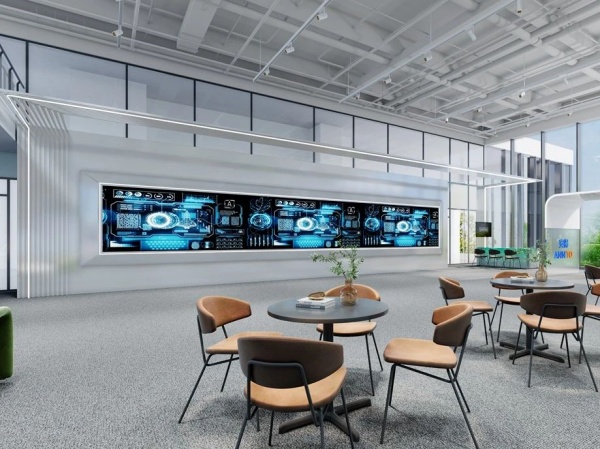 安得智聯(lián)辦公樓中庭展廳設計 安得智聯(lián)辦公樓中庭展廳設計