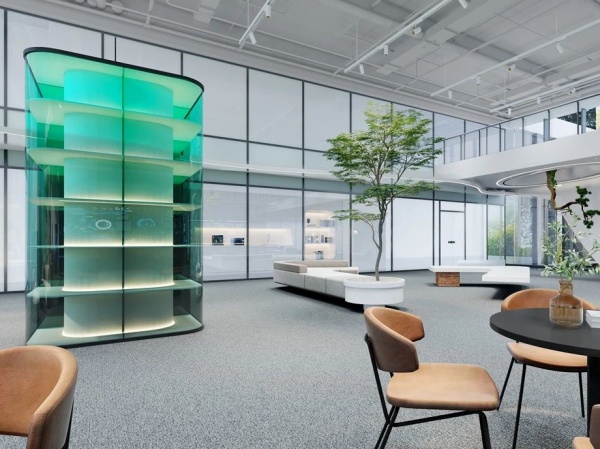 安得智聯(lián)辦公樓中庭展廳設計 安得智聯(lián)辦公樓中庭展廳設計