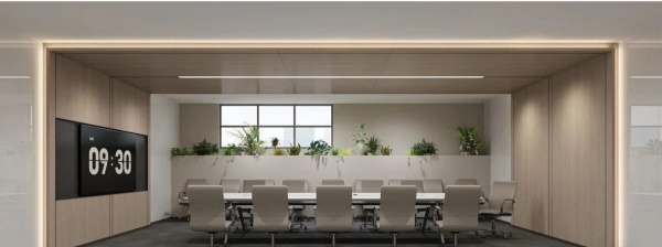 現(xiàn)代智能展廳辦公室案例