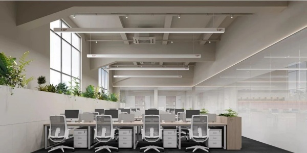 現(xiàn)代智能展廳辦公室案例