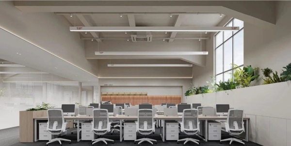 現(xiàn)代智能展廳辦公室案例