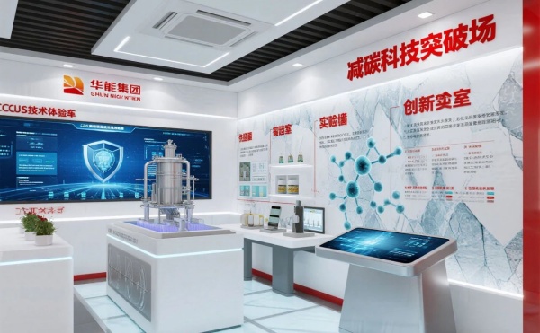 華能環保科技展廳里能摸到風、看到魚，還能穿越到 2050