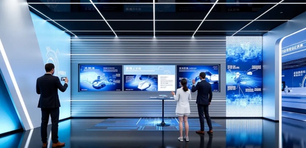 展廳序廳的“互動開關”，開啟沉浸式體驗序章