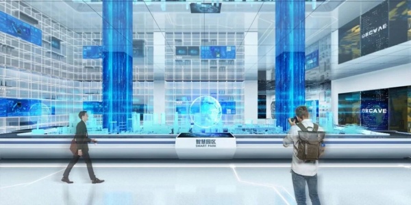 開放式·數(shù)字經(jīng)濟(jì)科技展館展廳設(shè)計分享