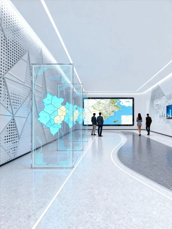 開放式·數(shù)字經(jīng)濟(jì)科技展館展廳設(shè)計分享