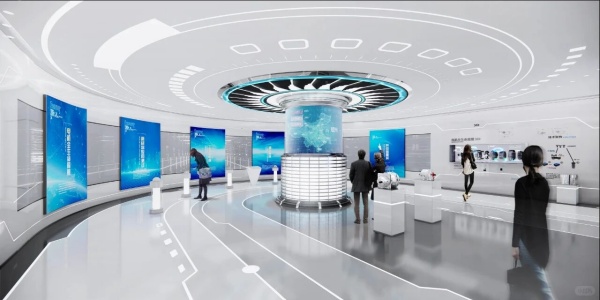 開放式·數(shù)字經(jīng)濟(jì)科技展館展廳設(shè)計分享