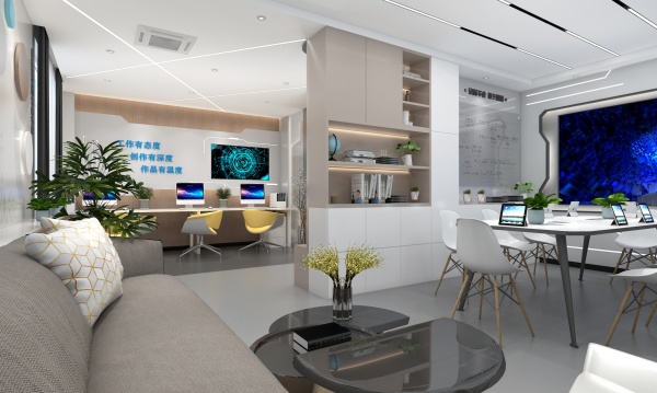 當(dāng)傳媒辦公邂逅現(xiàn)代美學(xué)，打造科技感與人文溫度的文化空間設(shè)計(jì)